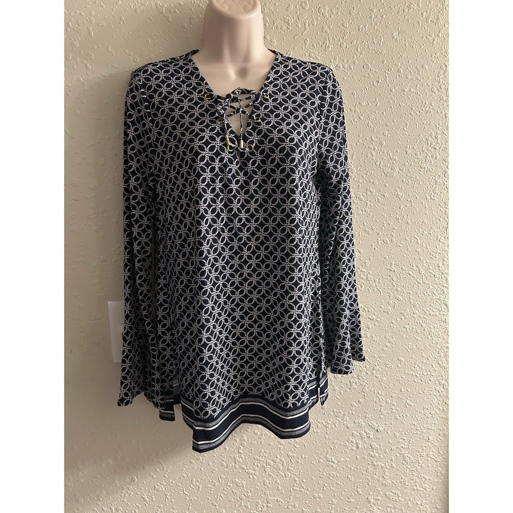 New Small Michael Kors Flare Sleeve Top #1487*8